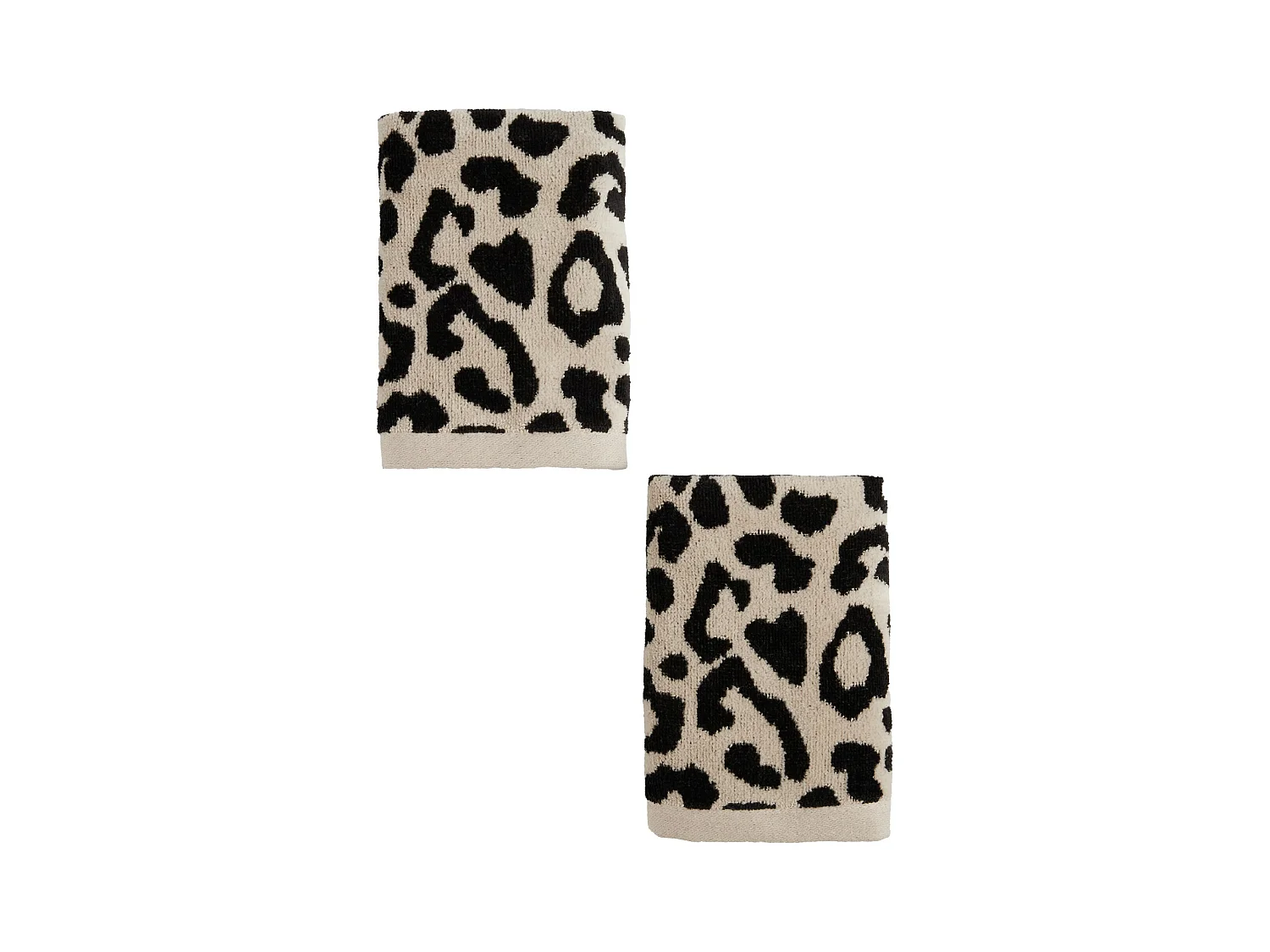 Ensemble De Serviettes Panther Beige Moyen 30x50