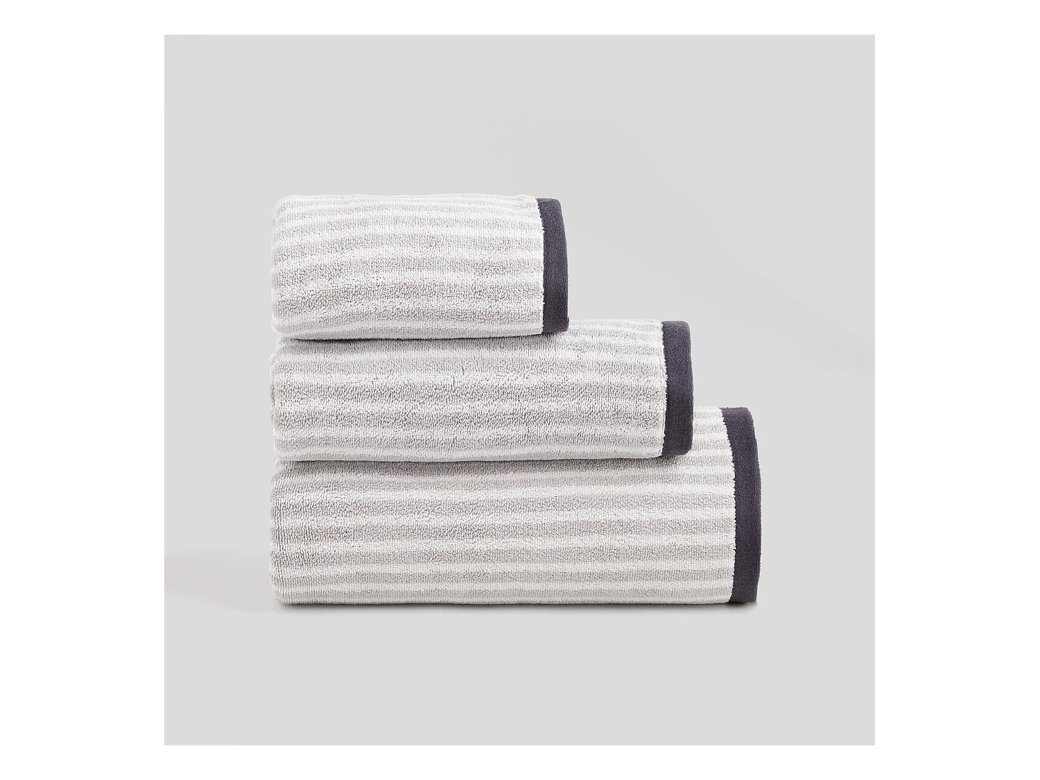 Serviette De Bain Nataliso Gris Moyen 70 x 130