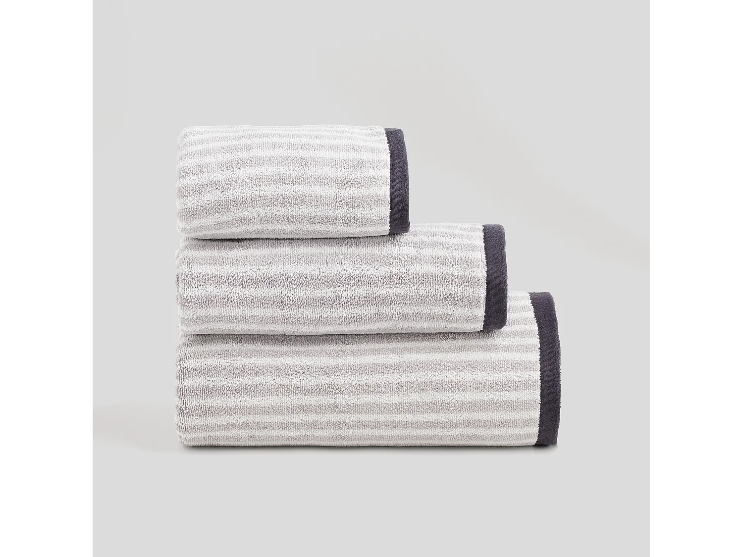 Serviette De Bain Nataliso Gris Moyen 70 x 130