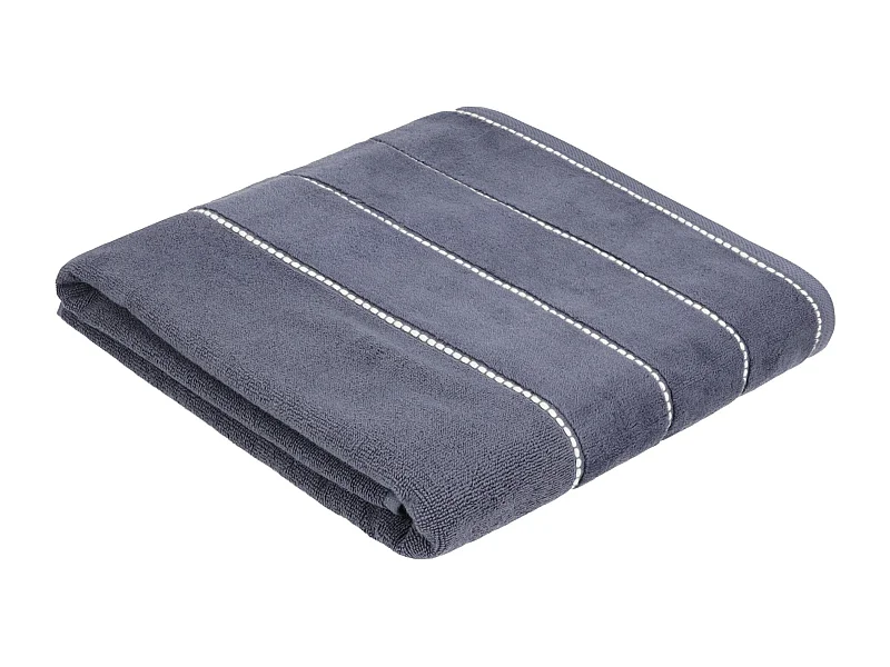 Serviette De Bain Velly Bleu Foncé 90 x 140