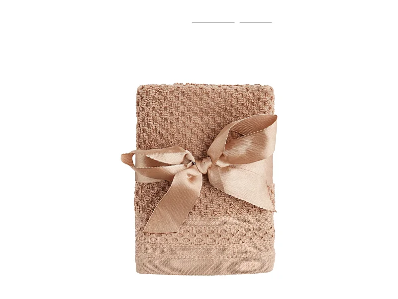 Badetuch-Set Risso dunkelbeige 30 x 30