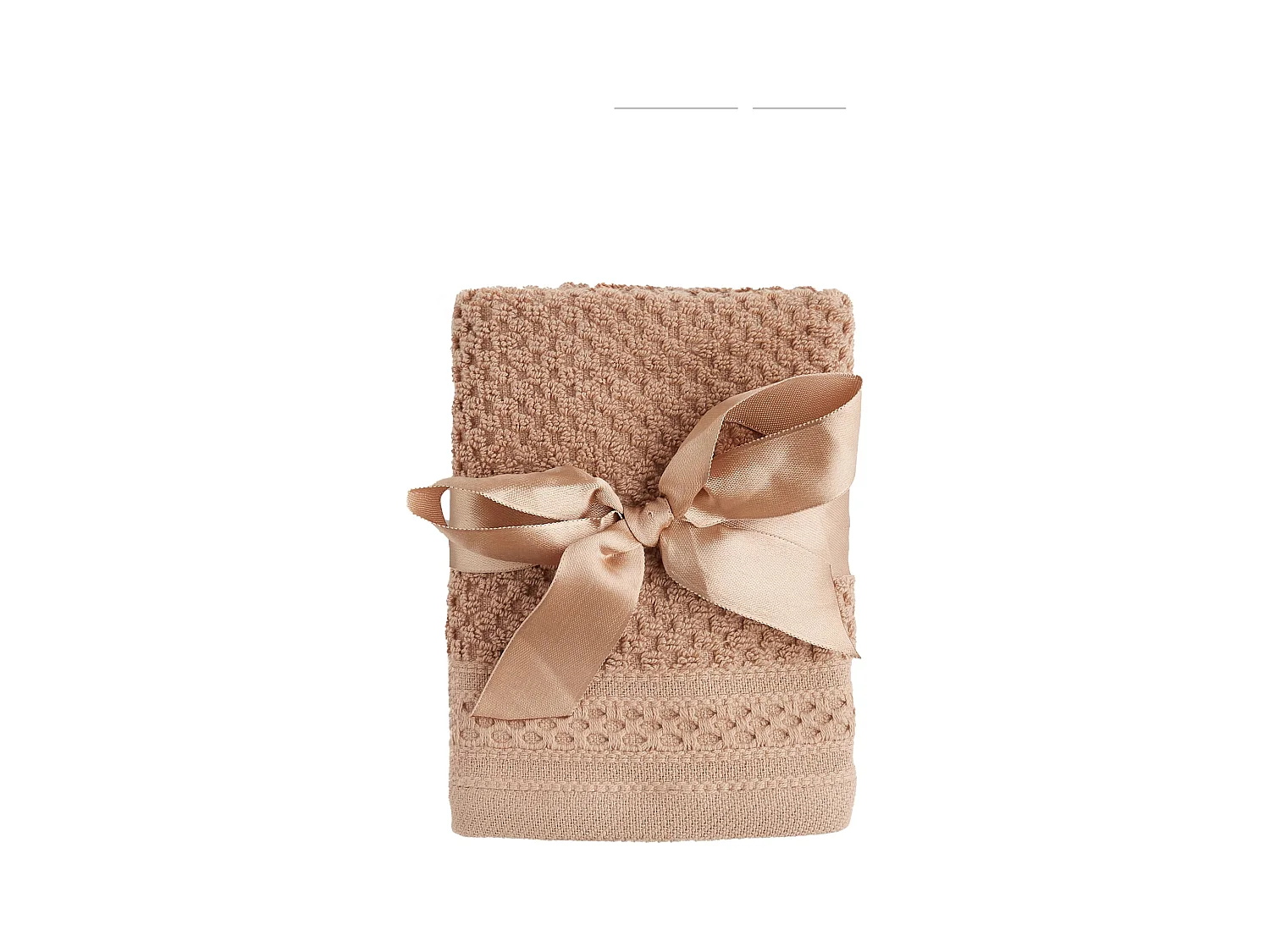 Badetuch-Set Risso dunkelbeige 30 x 30