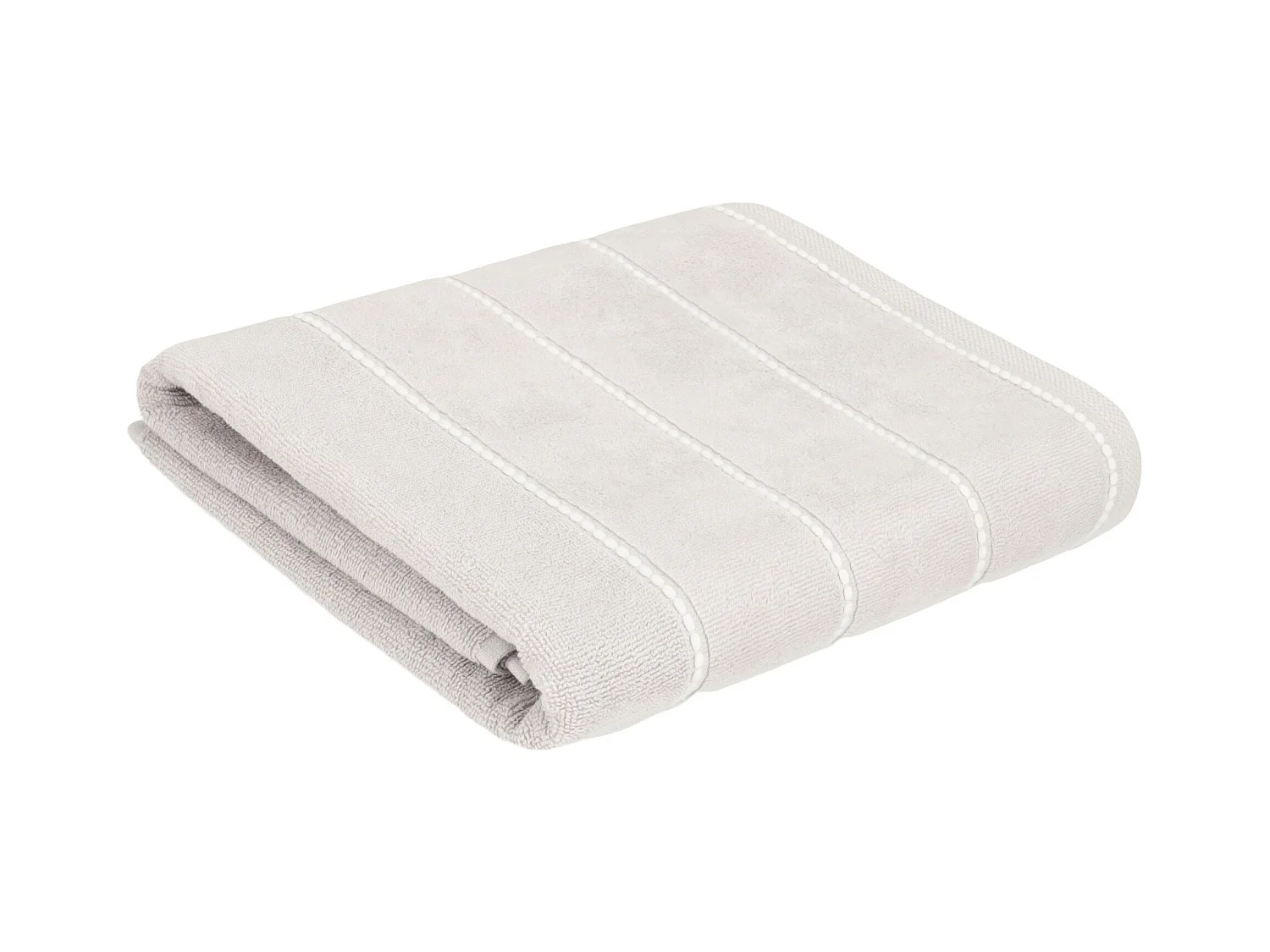 Velly Badetuch Hellgrau 70x130 cm - 100% Baumwolle