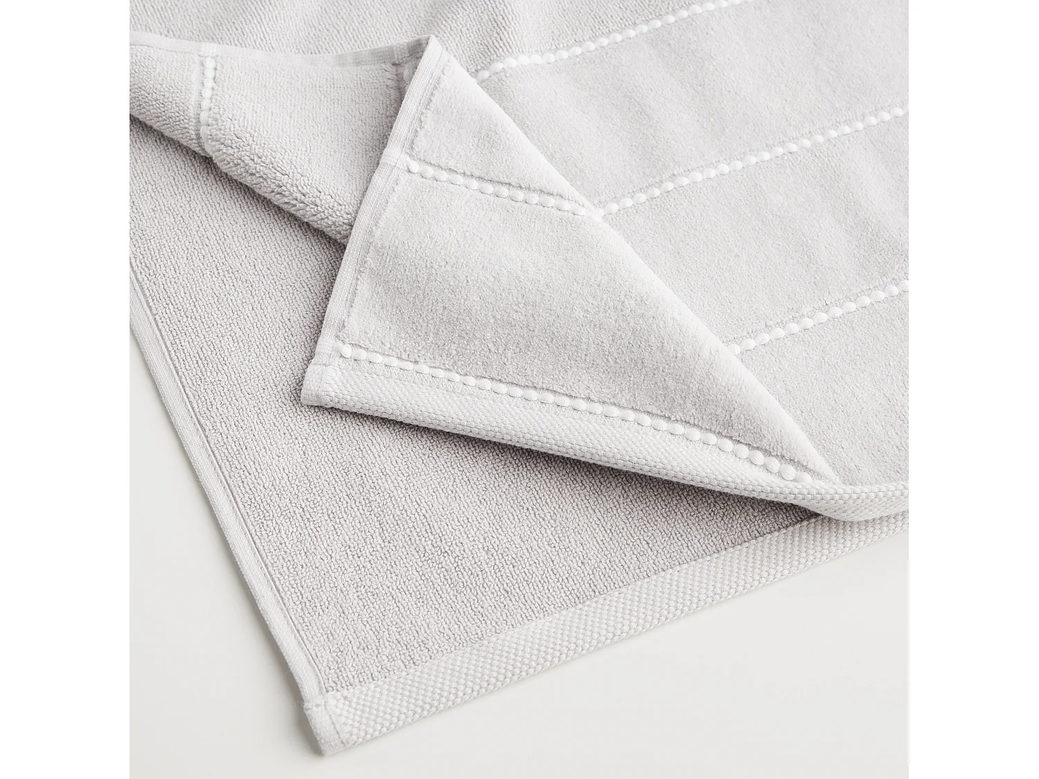 Velly Badetuch 100% Baumwolle 90x140cm Hellgrau