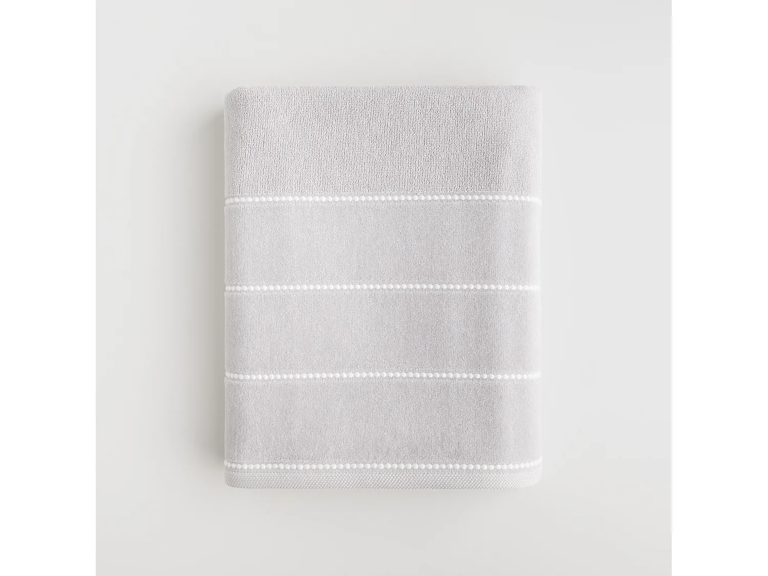 Velly Badetuch 100% Baumwolle 90x140cm Hellgrau