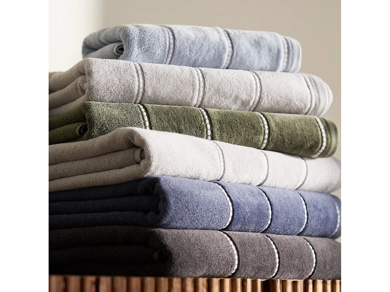 Velly Badetuch, 70x130 cm, 100% Baumwolle, Blau