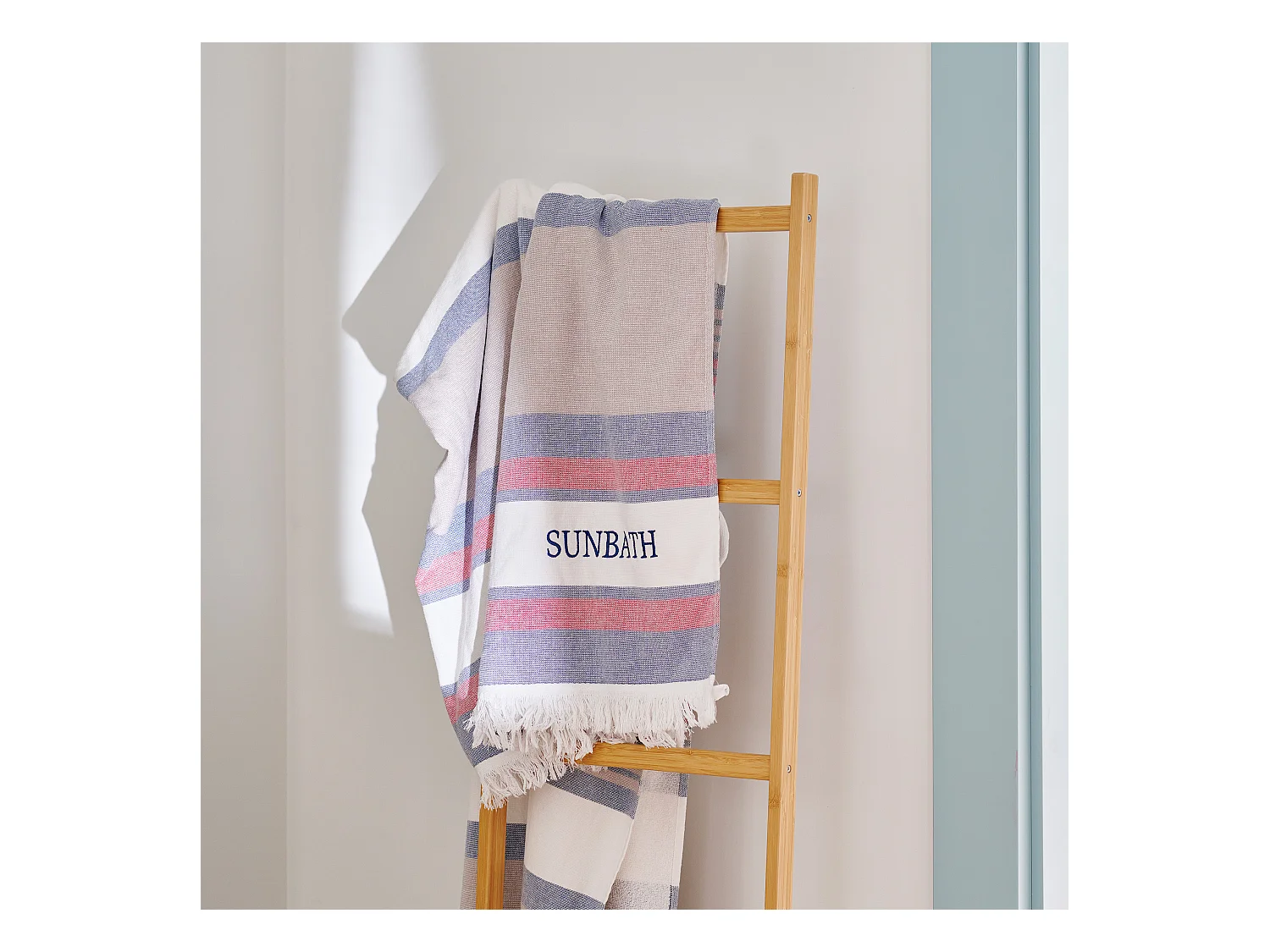 Strandtuch Sunbath mittleres Beige 140 x 190