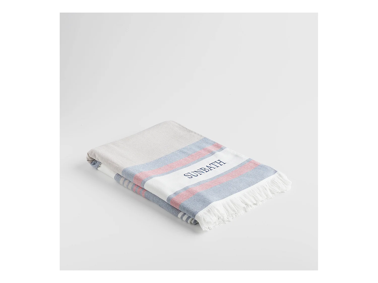 Strandtuch Sunbath mittleres Beige 140 x 190