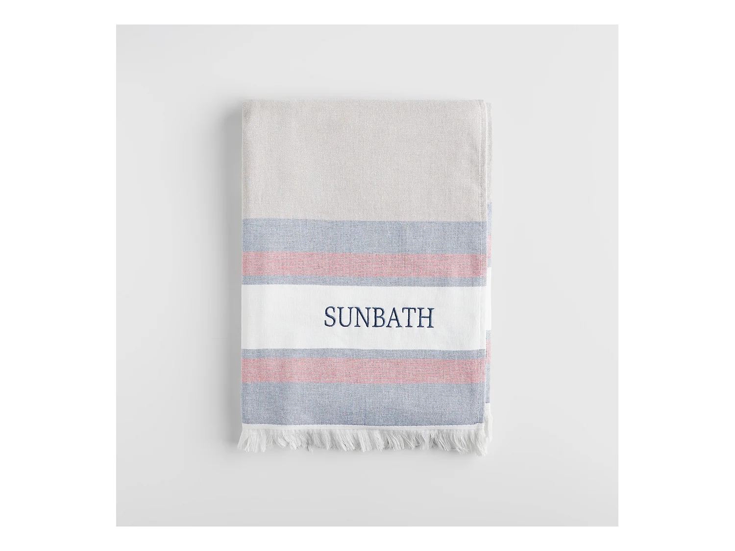 Strandtuch Sunbath mittleres Beige 140 x 190