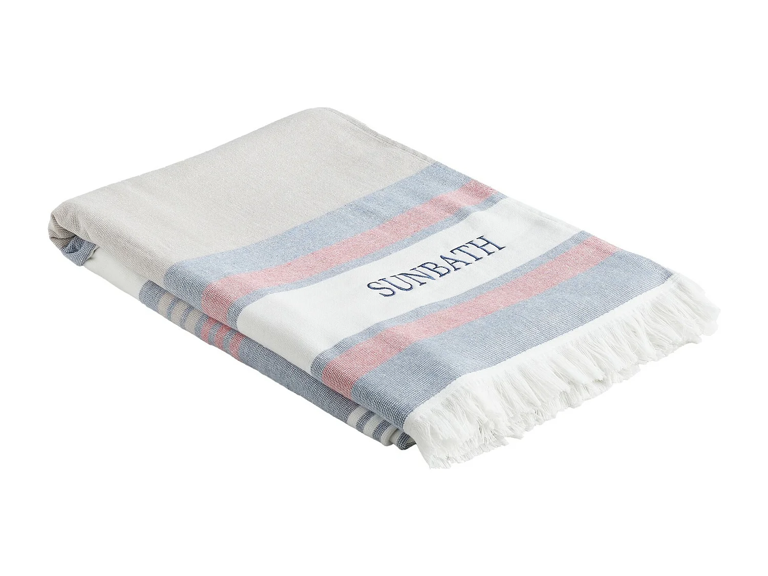 Strandtuch Sunbath mittleres Beige 140 x 190