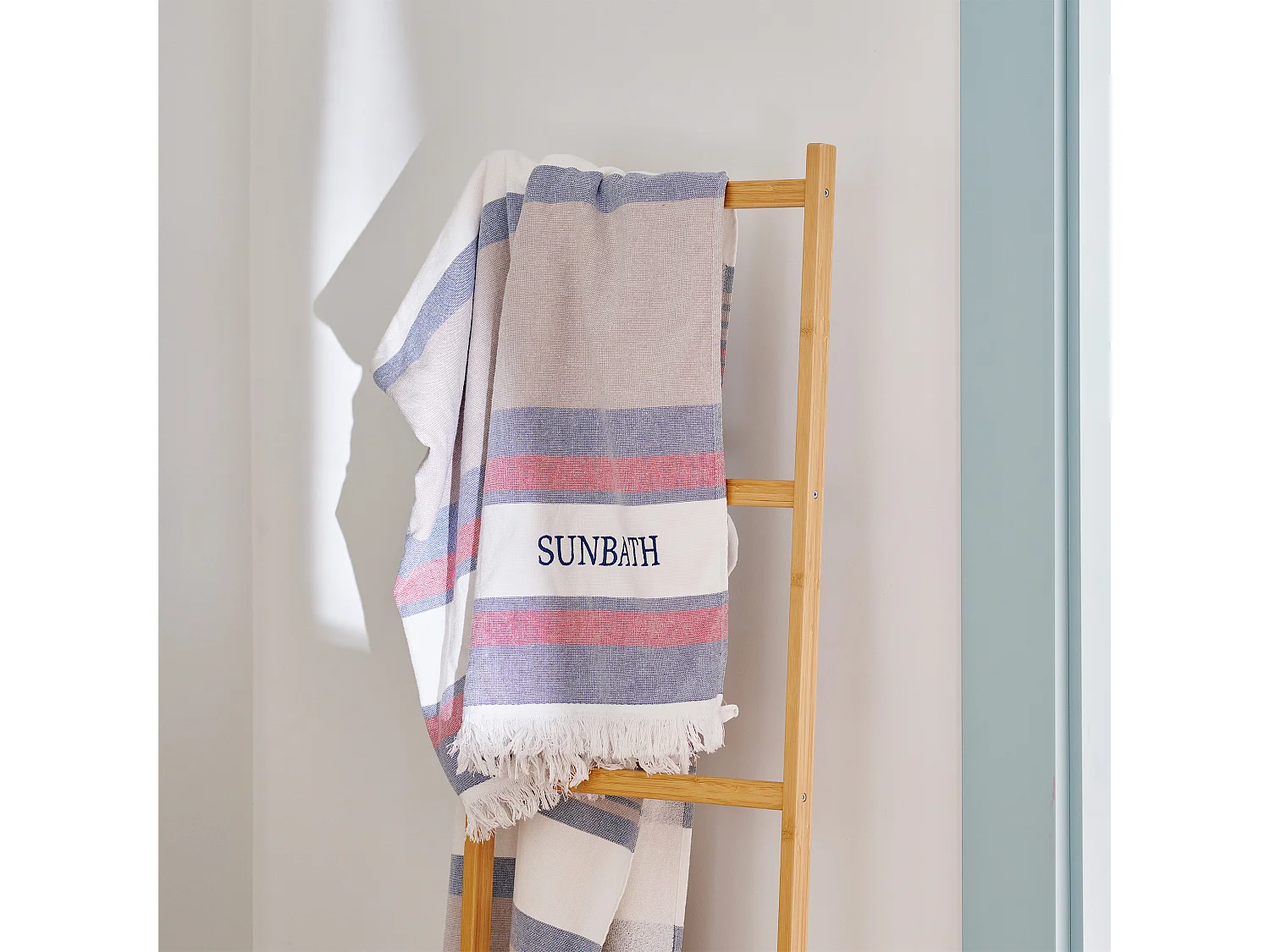 Strandtuch Sunbath mittleres Beige 140 x 190