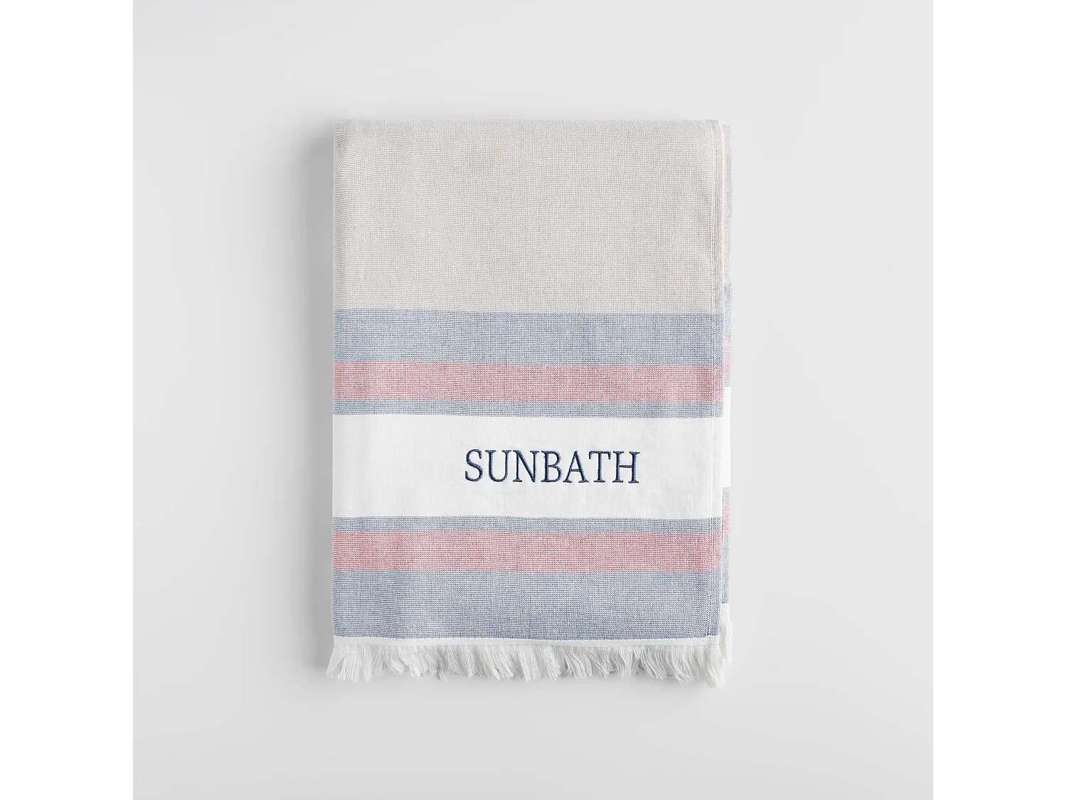 Strandtuch Sunbath mittleres Beige 140 x 190