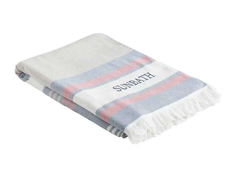 Strandtuch Sunbath mittleres Beige 140 x 190