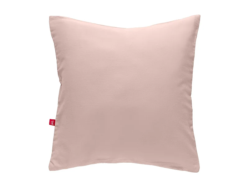 Housse De Coussin En Satin Satinette Rose Moyen 40x40