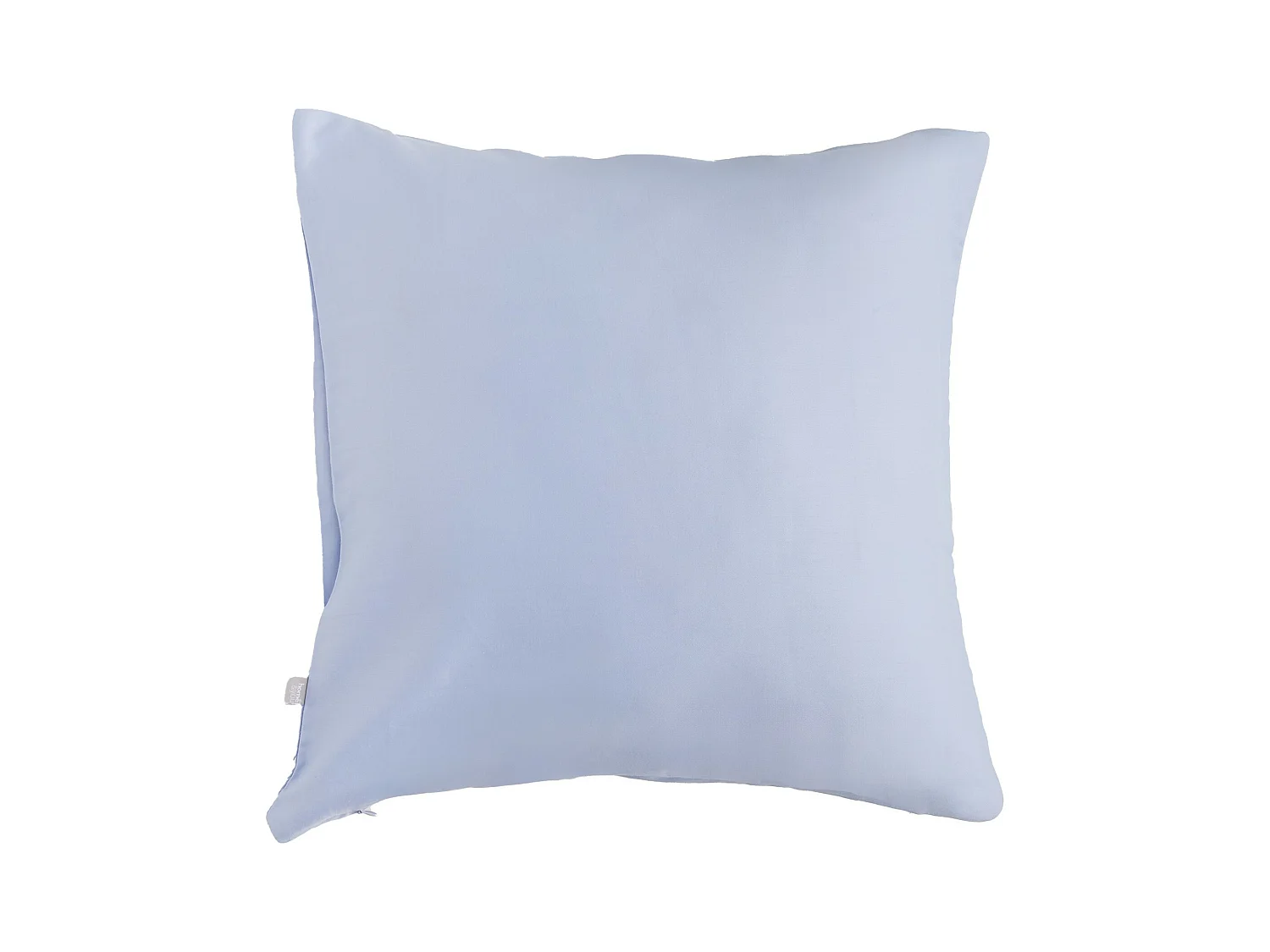 Housse De Coussin En Satin Satinette Bleu Clair 40 x 40