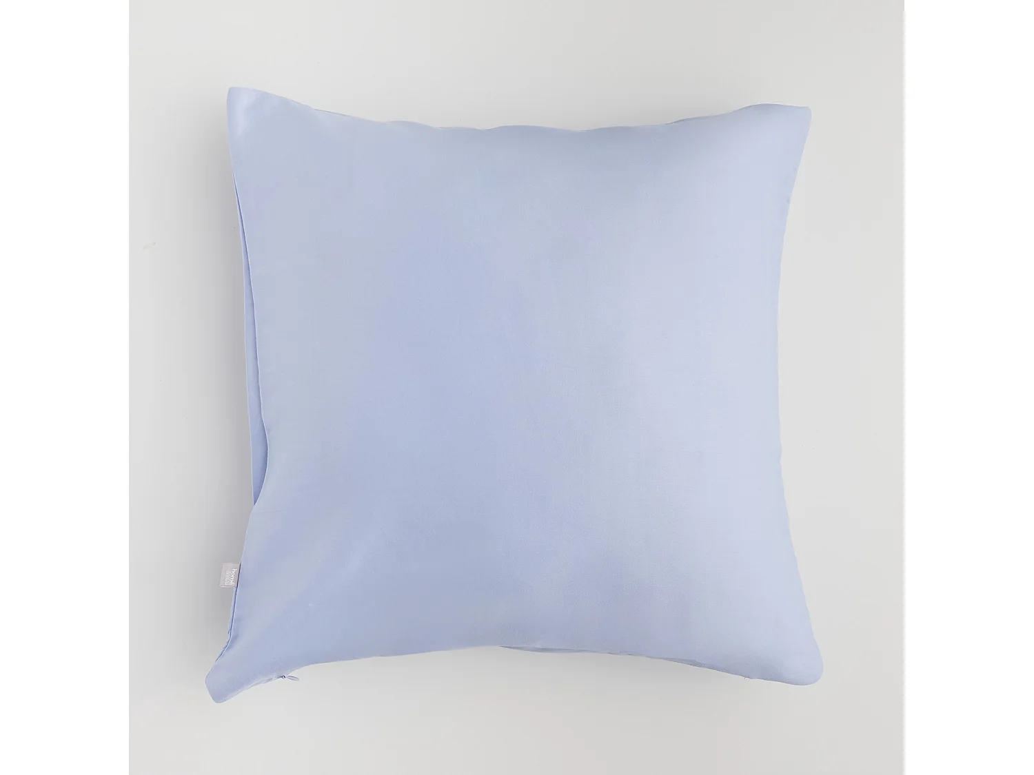 Housse De Coussin En Satin Satinette Bleu Clair 40 x 40