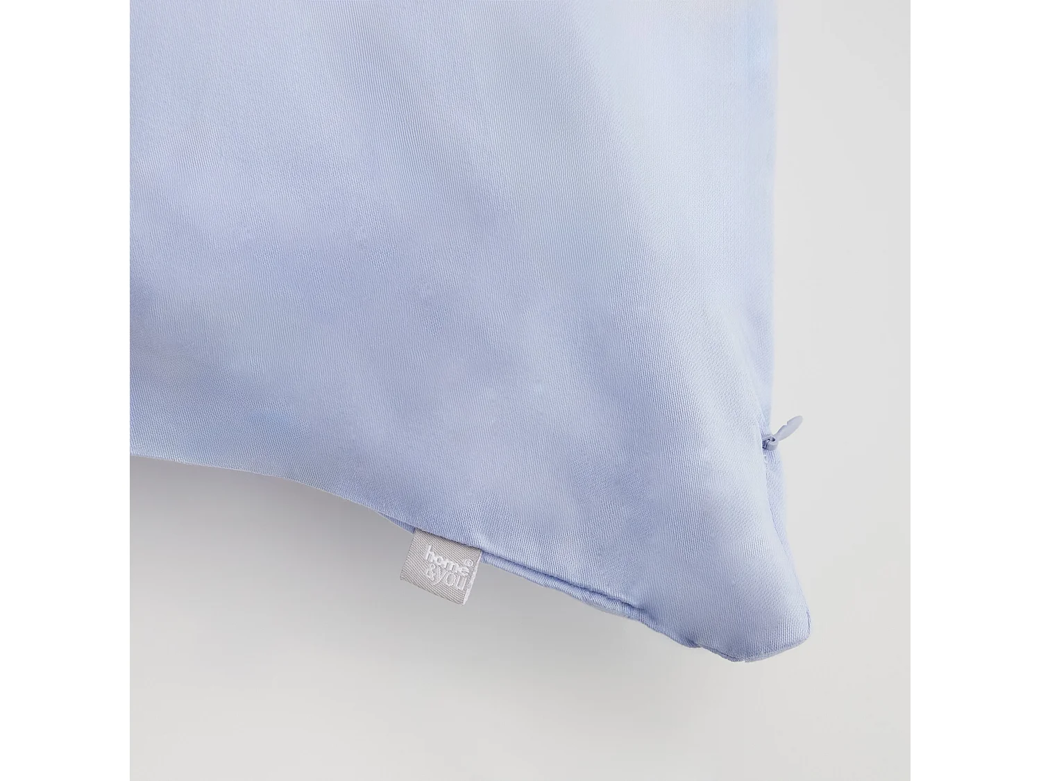 Housse De Coussin En Satin Satinette Bleu Clair 40 x 40