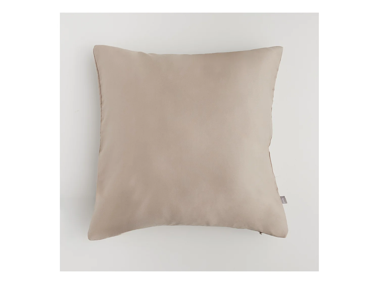 Luxus Kissenbezug Baumwollsatin 40x40 Beige