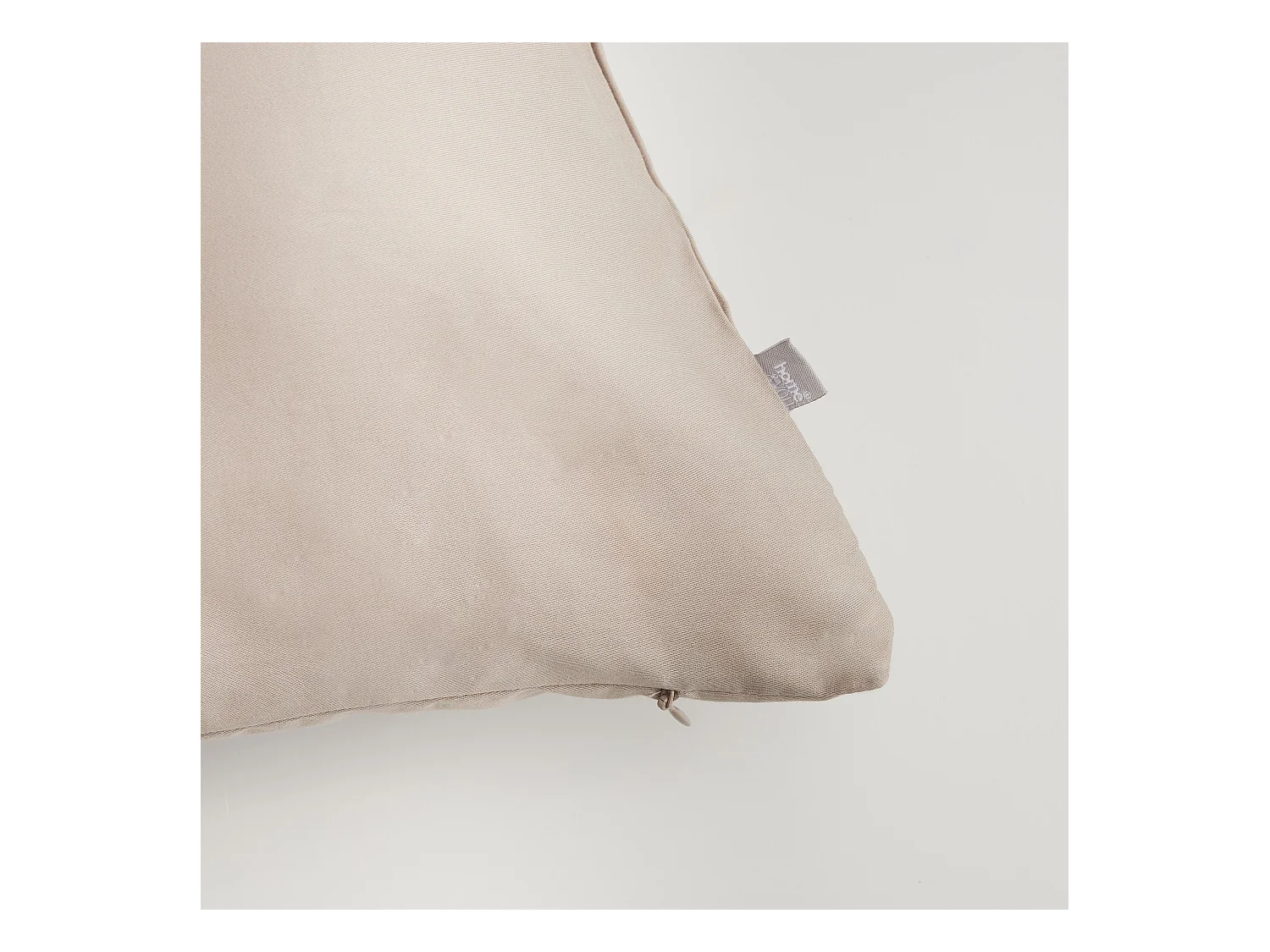 Luxus Kissenbezug Baumwollsatin 40x40 Beige