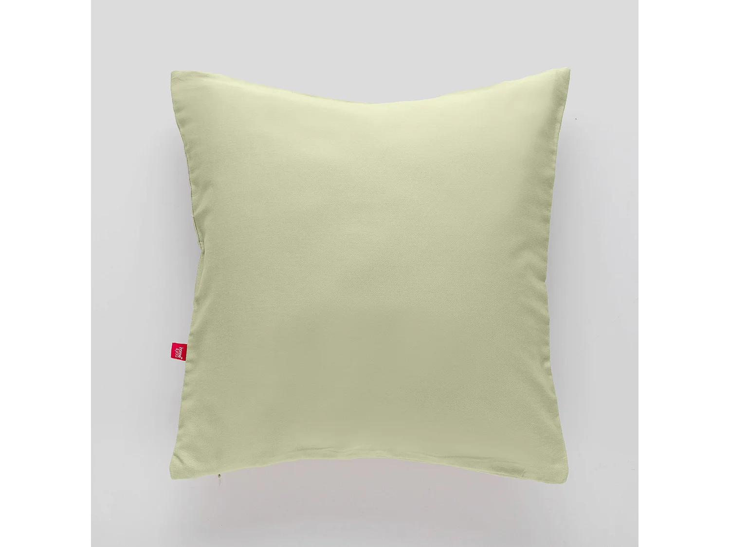 Housse De Coussin En Satin Satinette Vert Clair 40 x 40