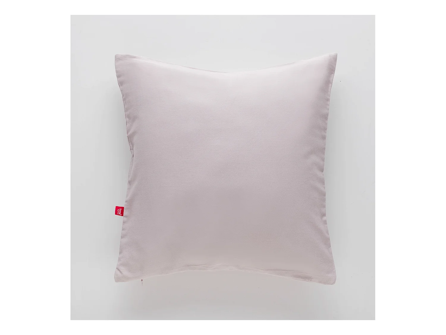 Satinierte Kissenhülle Satinette Blassrosa 40x40