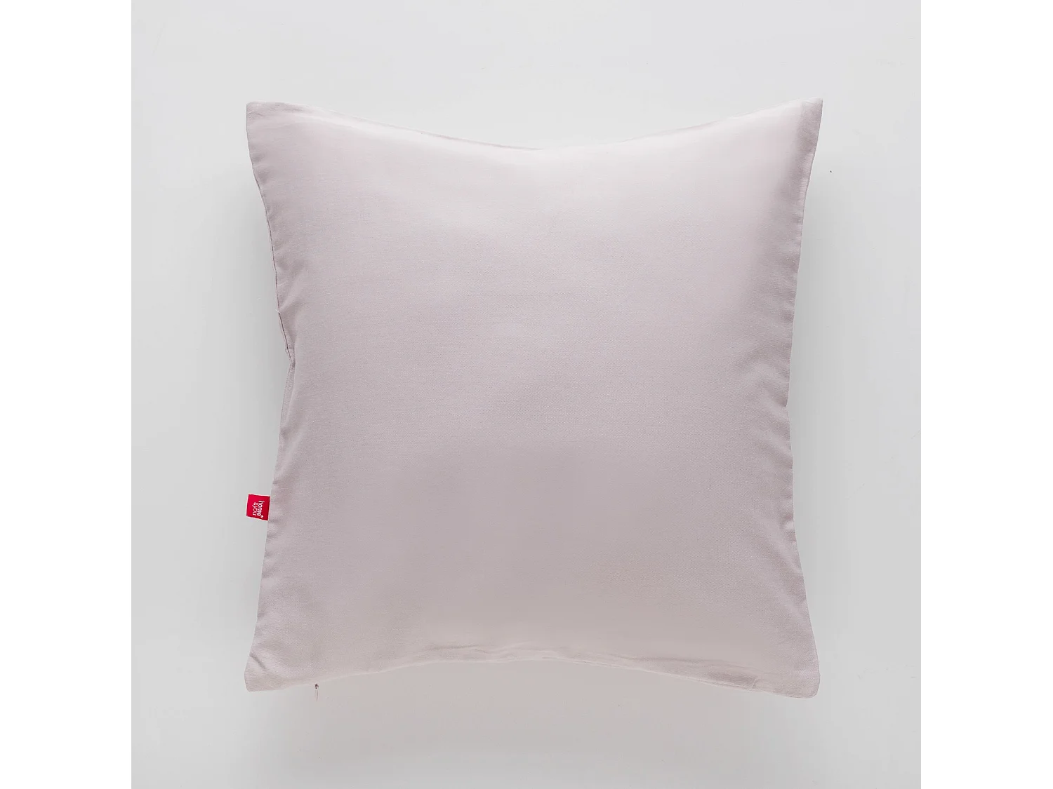 Satinierte Kissenhülle Satinette Blassrosa 40x40