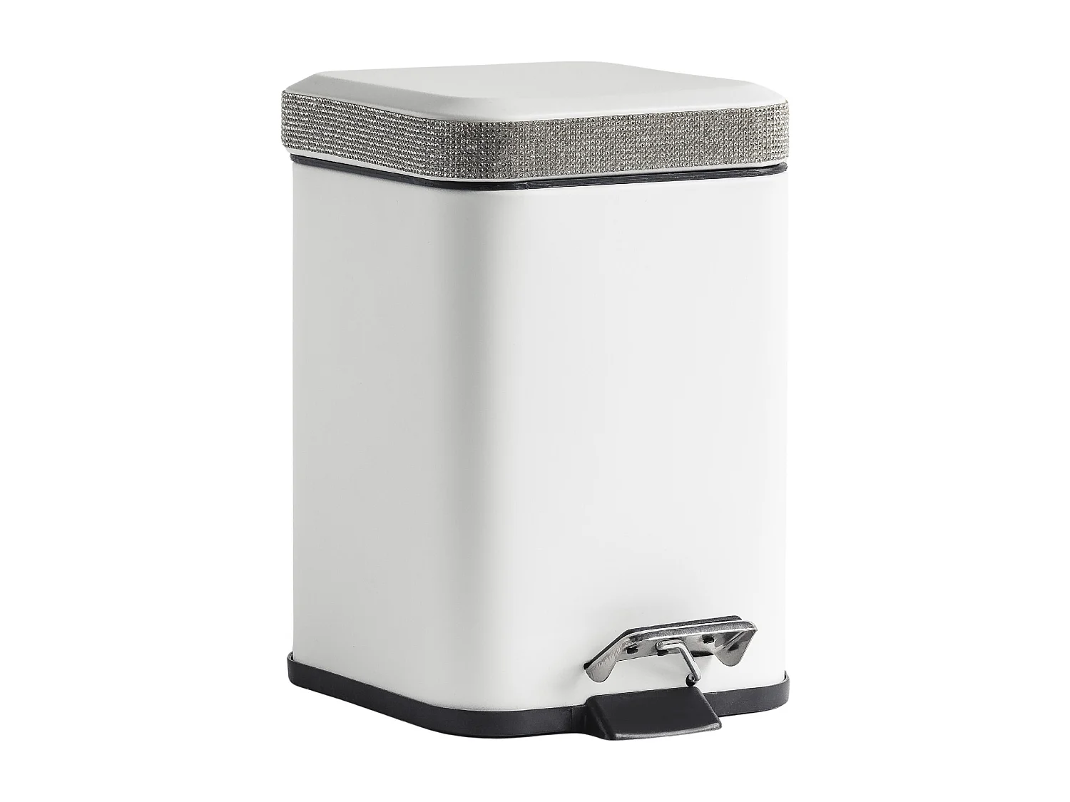 Abfallbehälter Foyer mittelweiß 25 x 16 x 22