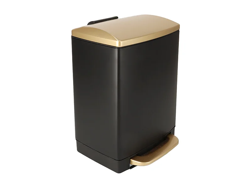 Abfallbehälter Bayan mittelschwarz 31.5 x 22 x 22.5