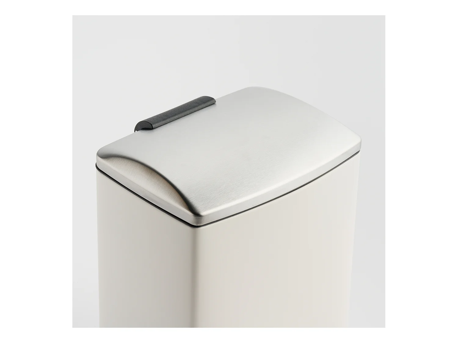 Abfallbehälter Bayan Mittelsilber 31.5 x 22 x 22.5