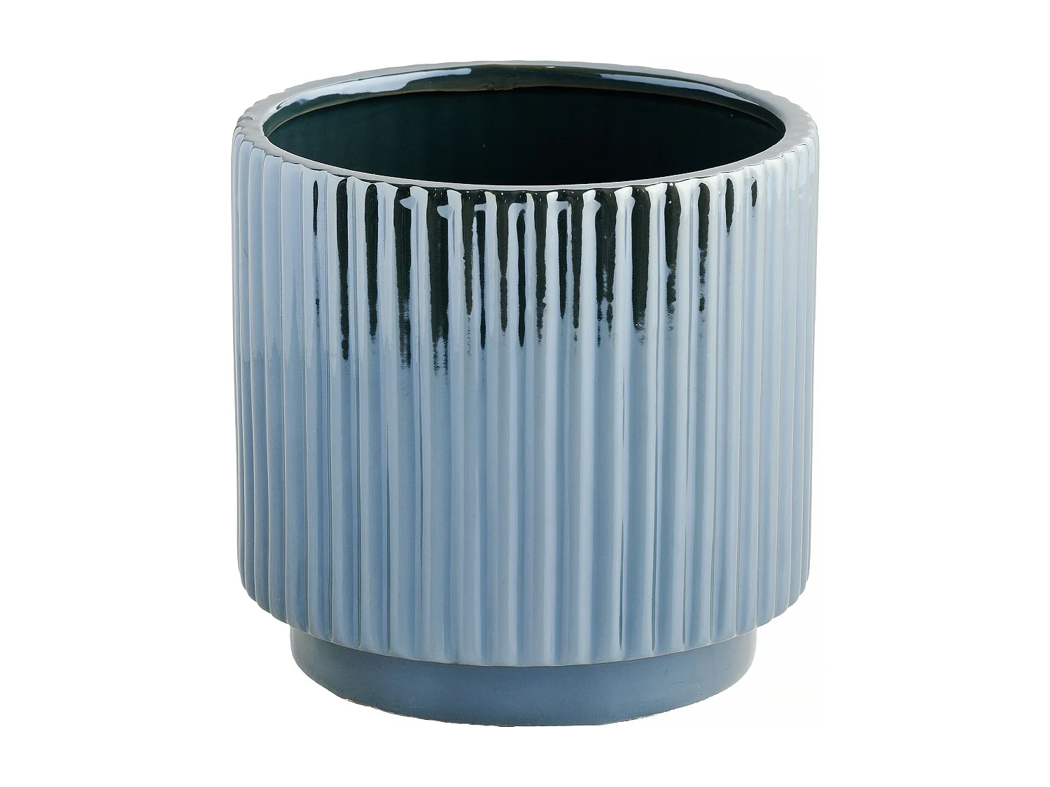 Blumentopf William Dunkelblau 16.5 x 17 x 17