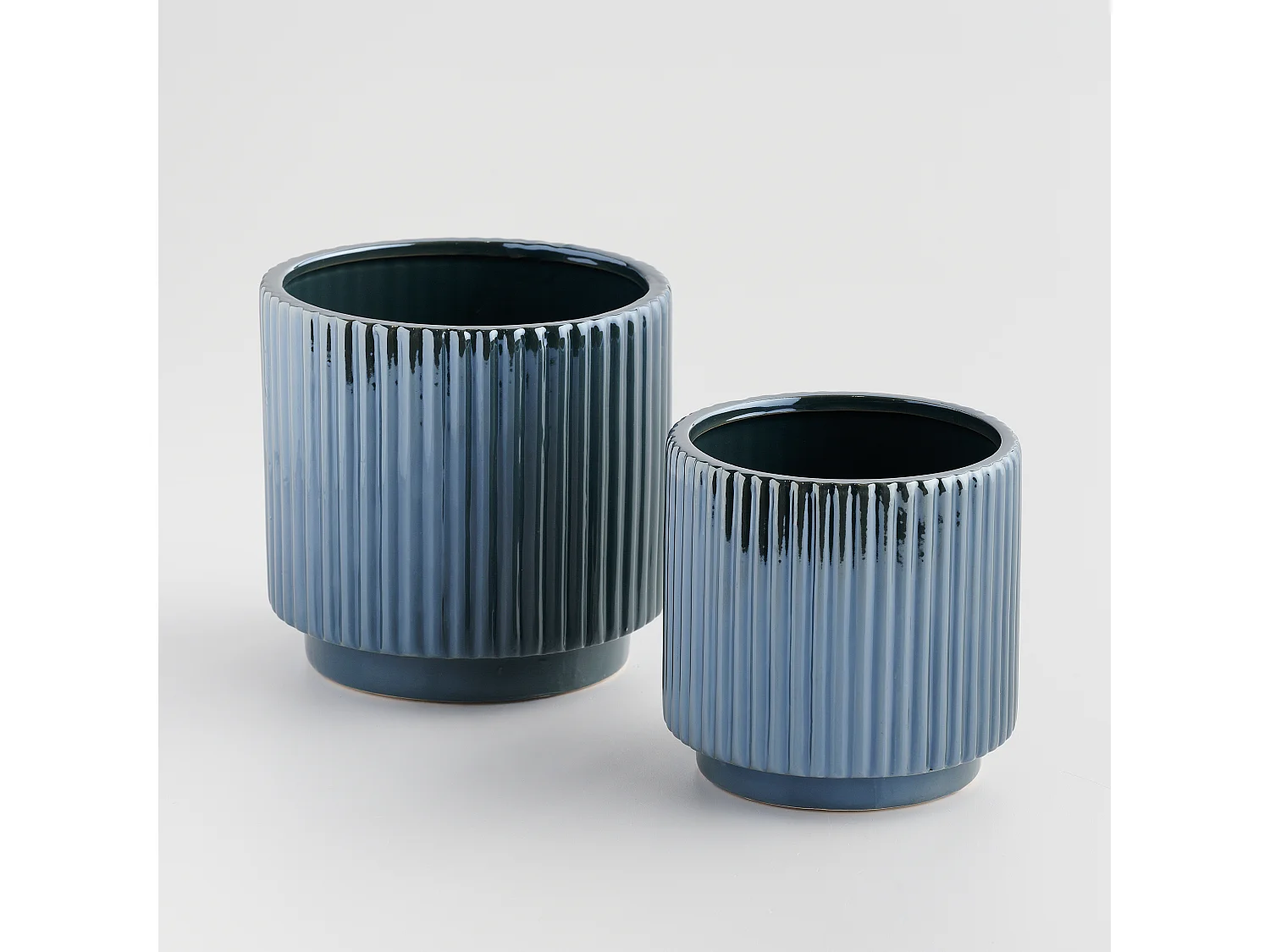 Blumentopf William Dunkelblau 16.5 x 17 x 17