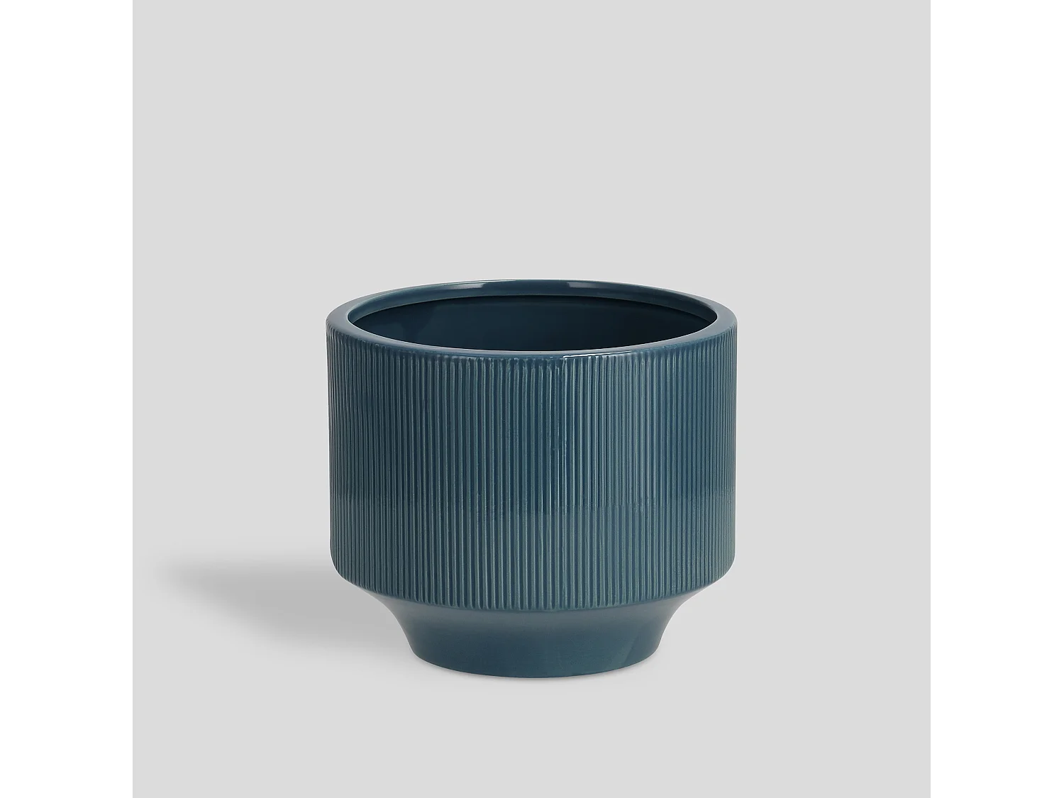 Blumentopf Veroniq mittelblau 14.5 x 17
