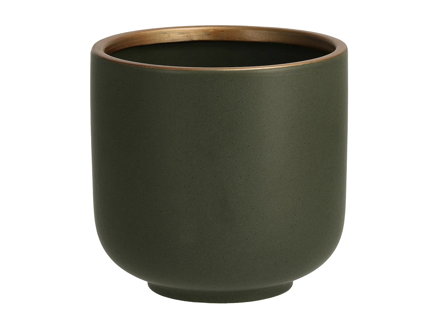 Blumentopf Sophie – Stilvolles Steingut, Grün