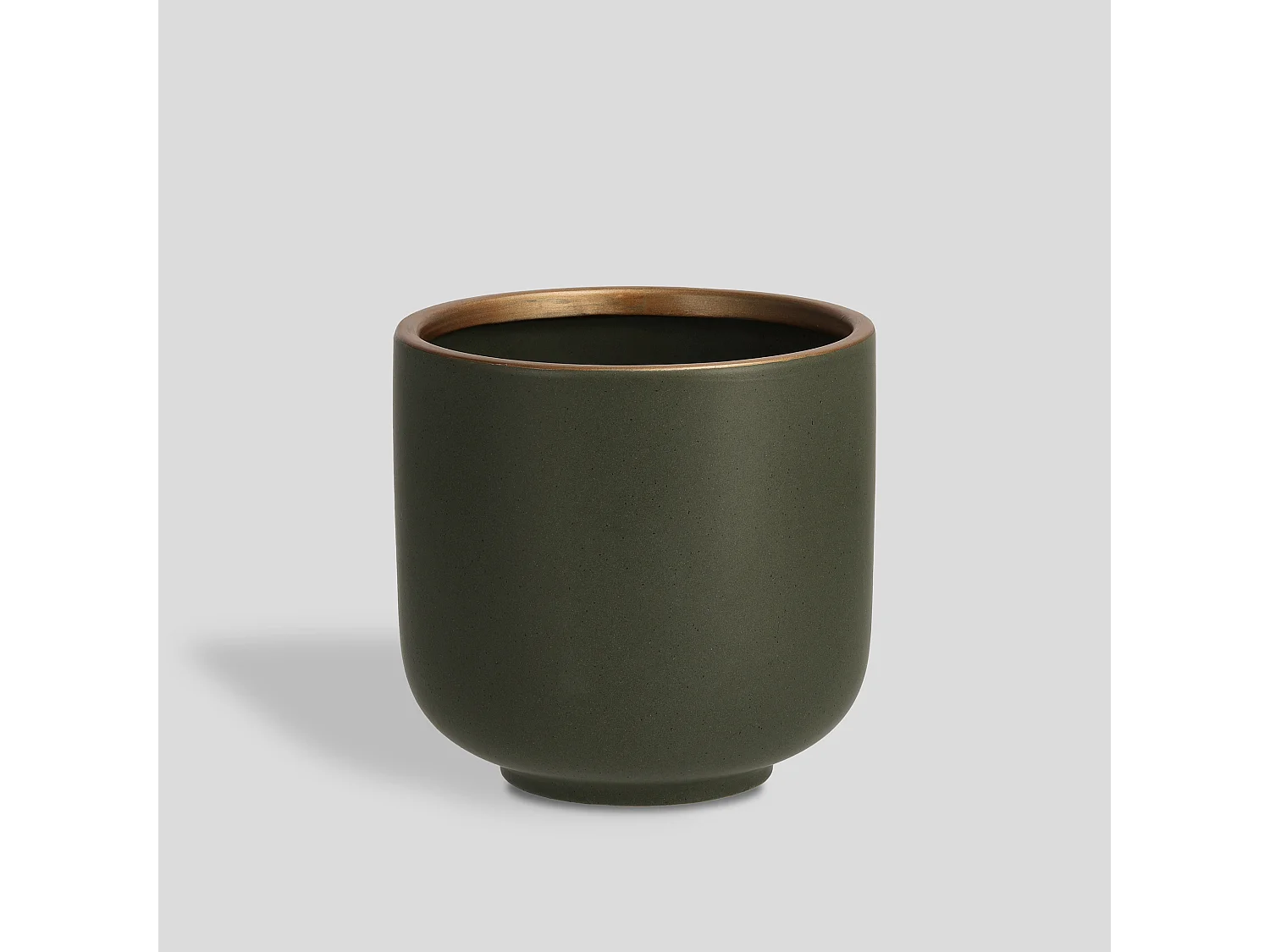 Blumentopf Sophie – Stilvolles Steingut, Grün