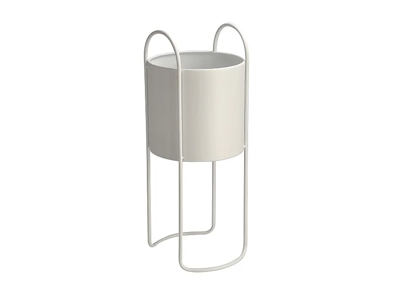Cache pot Zenara Blanc Moyen 54 x 22 x 22
