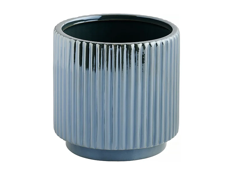 Blumentopf William Dunkelblau 13.5 x 14