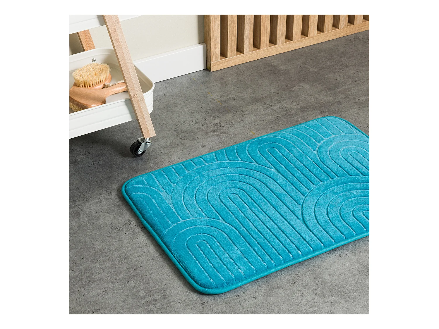 Teppich Hausa mittel türkis 45 x 65