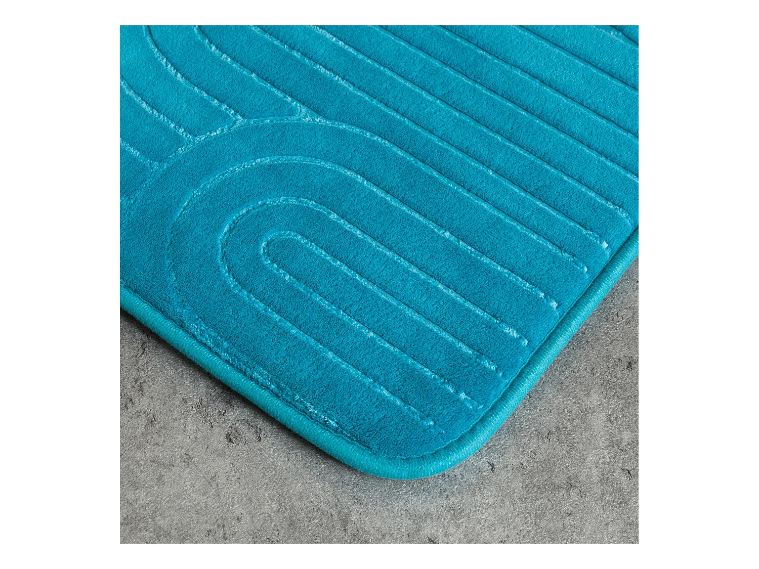 Teppich Hausa mittel türkis 45 x 65