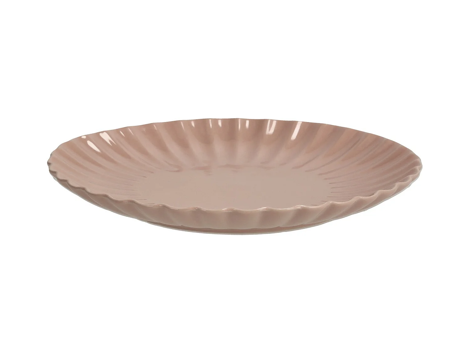 Assiette À Dessert Fiorenal Rose Moyen 22cm