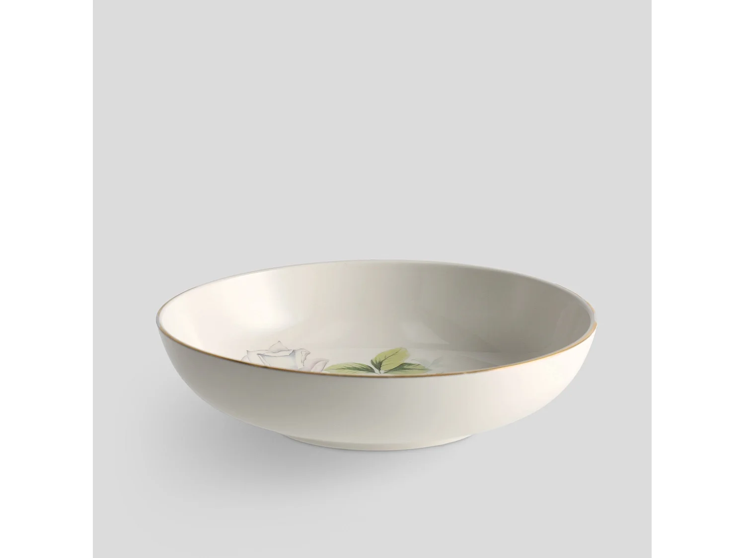 Assiette Creuse Arrosa Blanc Moyen 5 x 20
