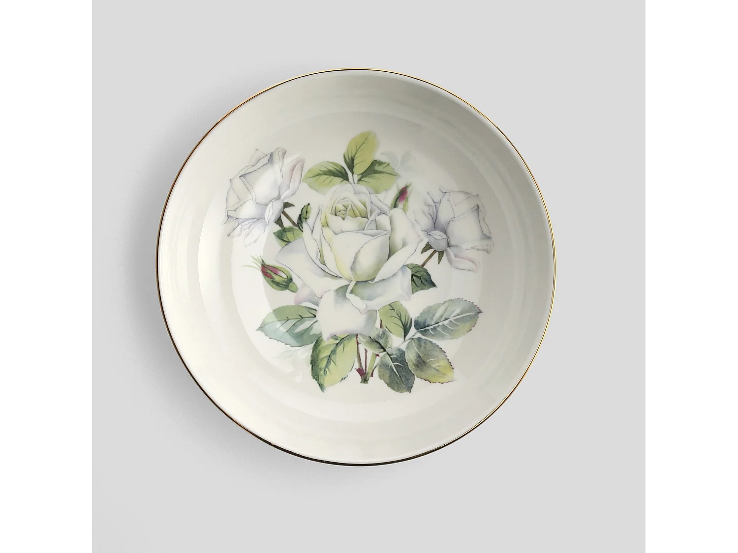 Assiette Creuse Arrosa Blanc Moyen 5 x 20