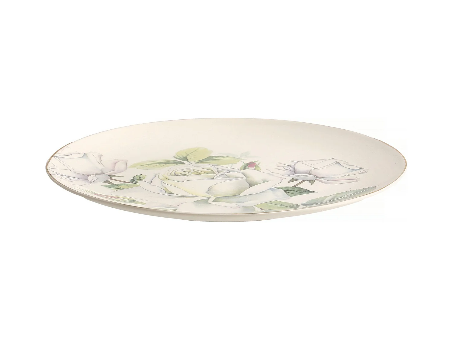 Assiette À Dessert Arrosa Blanc Moyen 2 x 21
