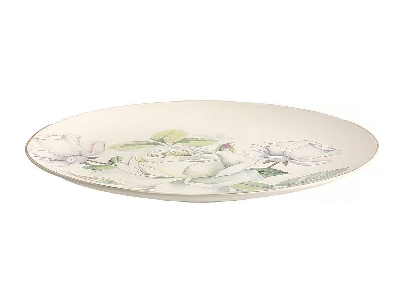 Assiette À Dessert Arrosa Blanc Moyen 2 x 21