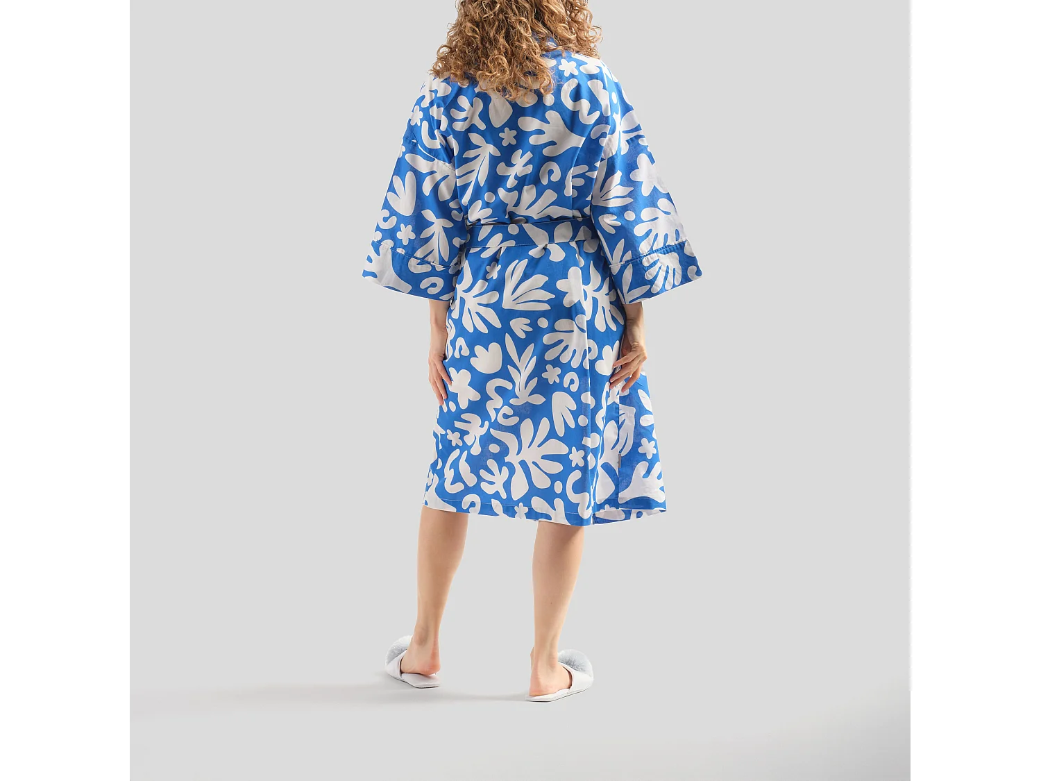 Peignoir En Coton Breeze Bleu Foncé 70 x 115