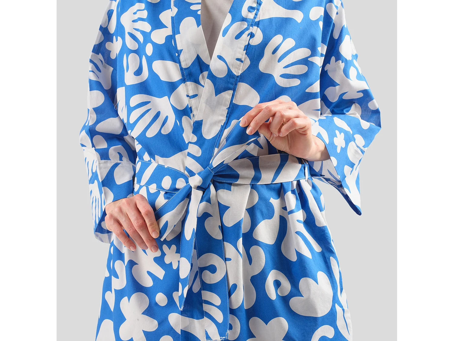 Peignoir En Coton Breeze Bleu Foncé 70 x 115