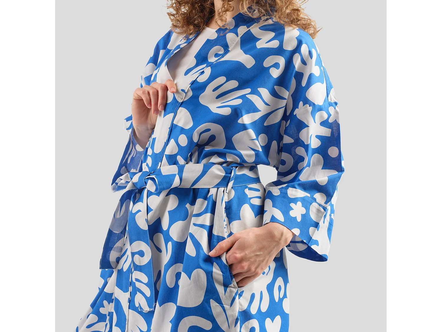 Peignoir En Coton Breeze Bleu Foncé 70 x 115