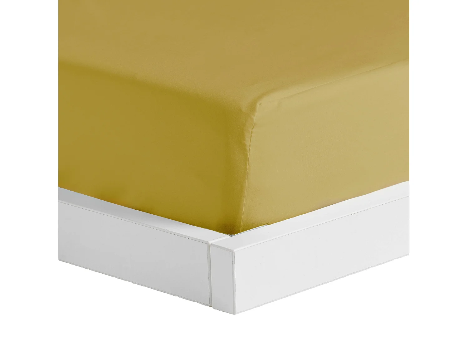 Drap housse Confort Vert Moyen Microfibre 25x180x200