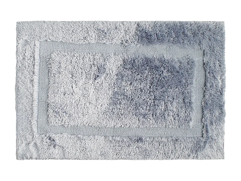Badteppich Fluffos hellgrau 60 x 90