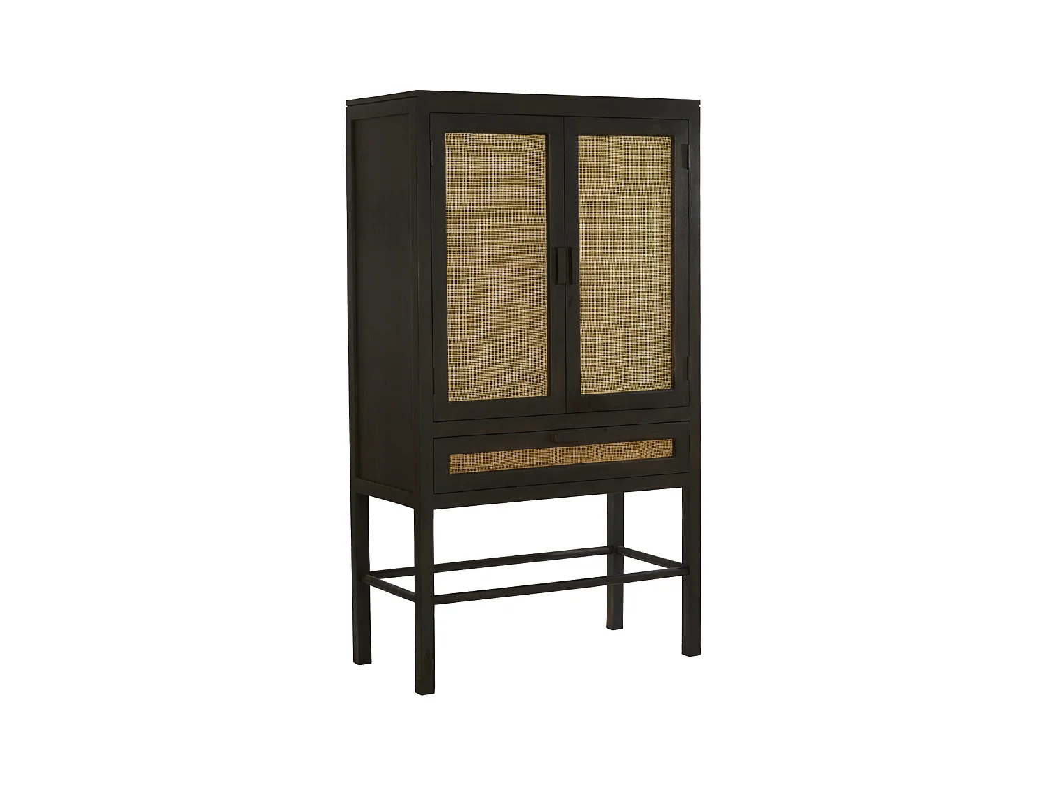 Armoire NIPOS - 90x45x160cm - Marron