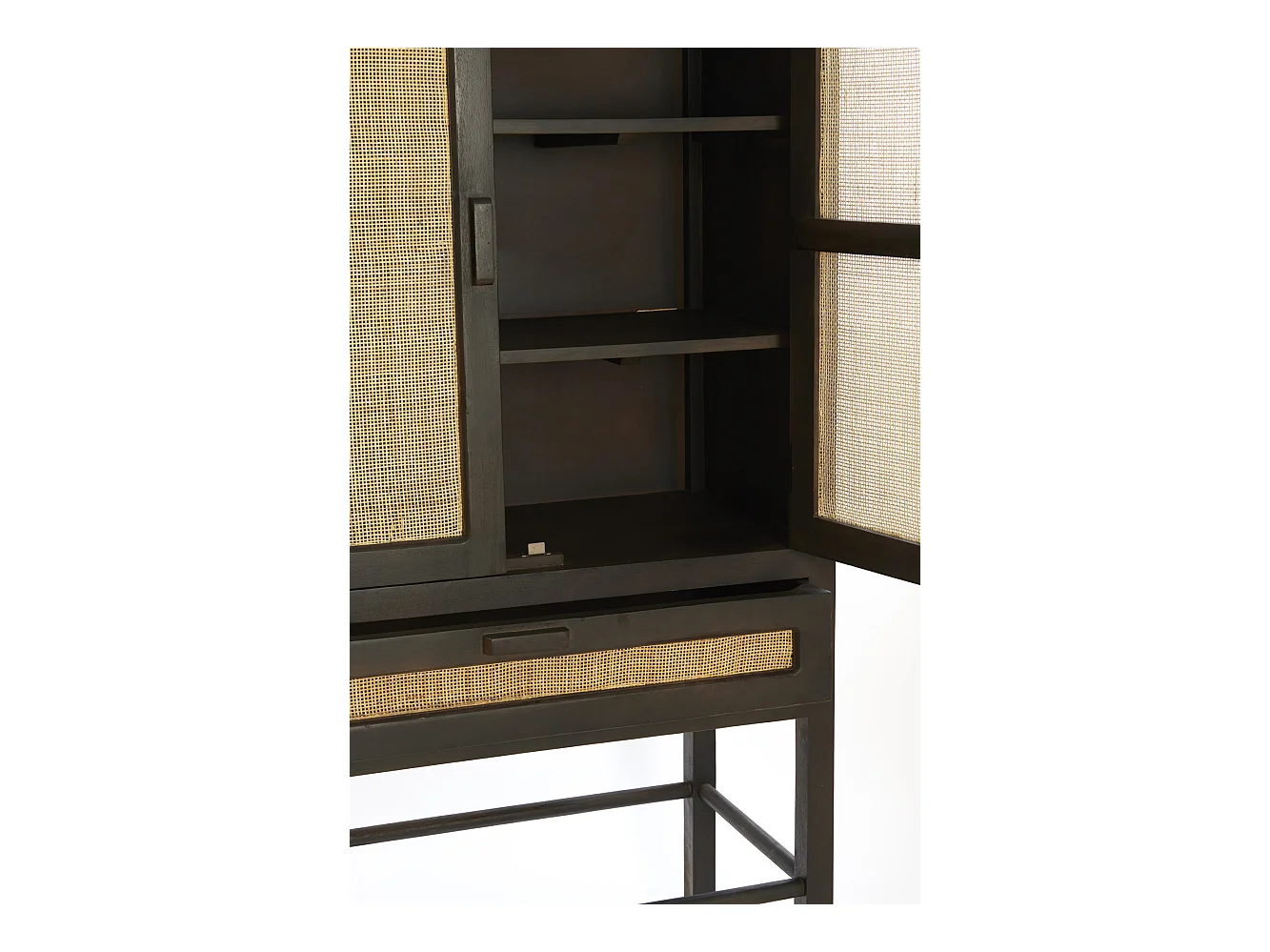 Armoire NIPOS - 90x45x160cm - Marron